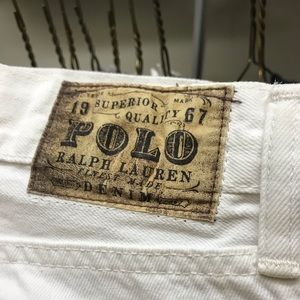 Vintage Ralph Lauren Hudson white jeans